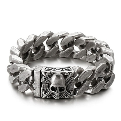 Brazalete de Acero Skull Brock