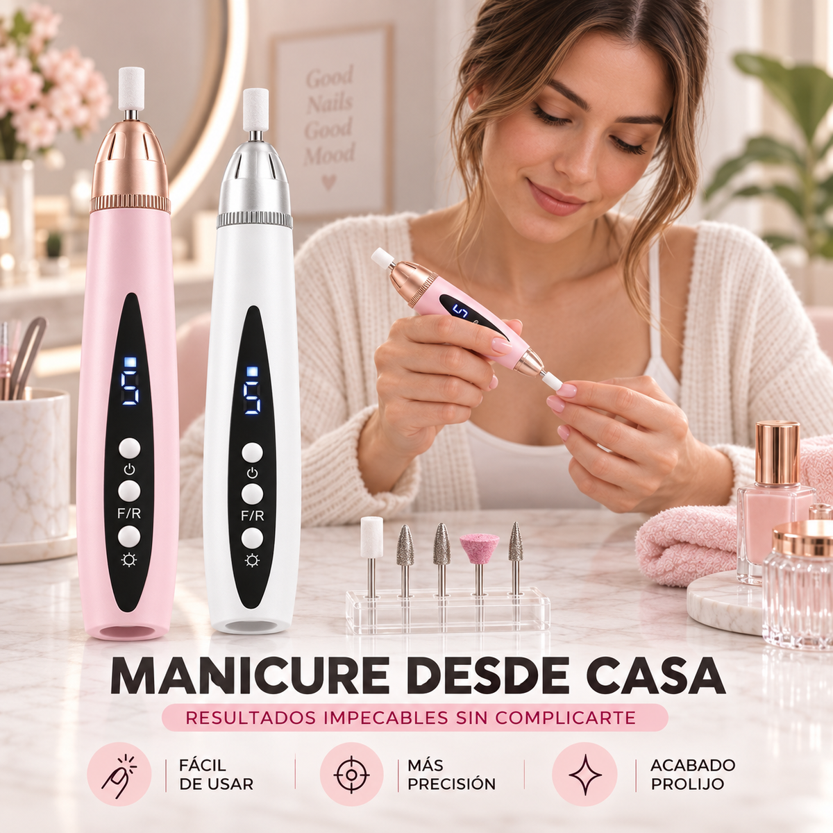 Dremel™ Pulidor de Uñas Inalámbrico con Luz LED