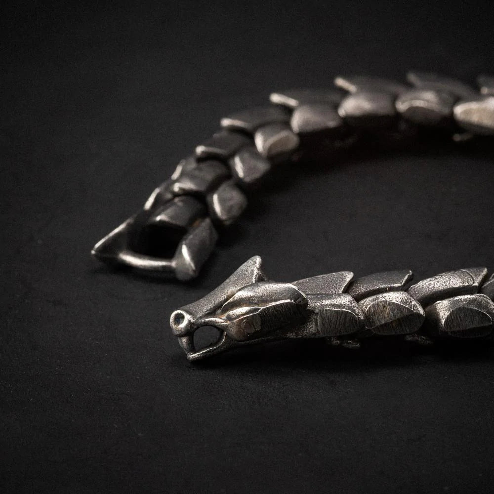 Brazalete de Acero Jörmungandr