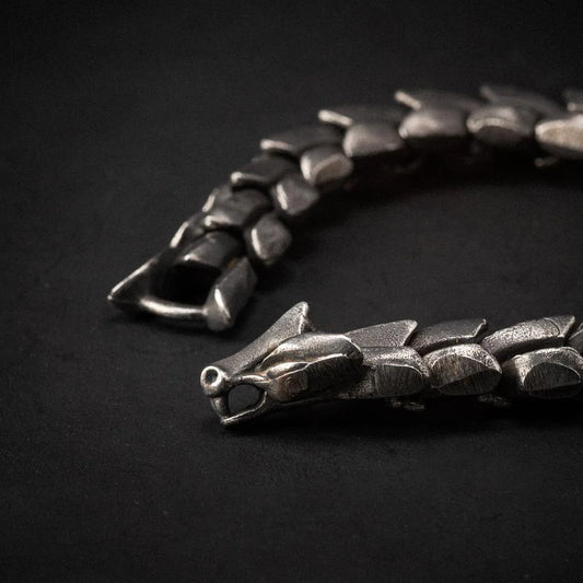 Brazalete de Acero Jörmungandr