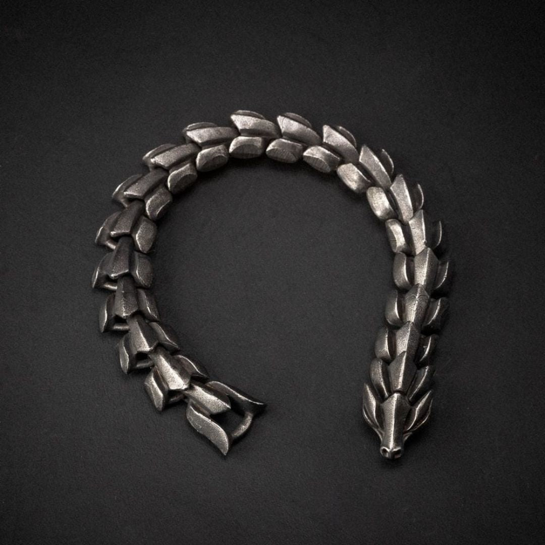 Brazalete de Acero Jörmungandr
