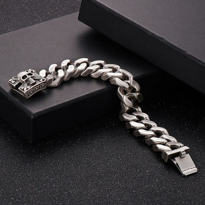 Brazalete de Acero Skull Brock