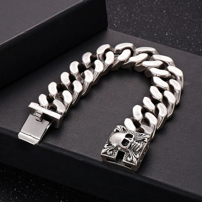 Brazalete de Acero Skull Brock