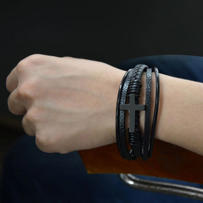 Pulsera Albis Cruz Black