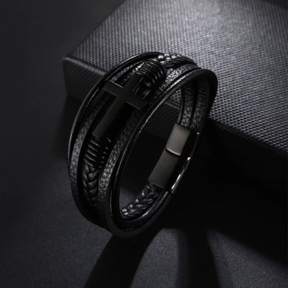 Pulsera Albis Cruz Black