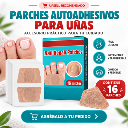 16 Parches Tratamiento Uñas