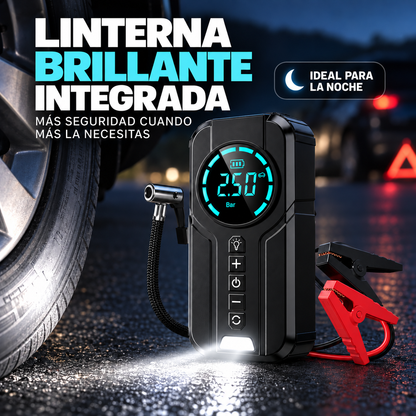 HIGHPOWER MK-331 4 EN 1 – ARRANCADOR PORTÁTIL + COMPRESOR DE AIRE