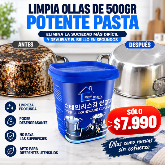 Limpia Ollas de 500gr Potente Pasta