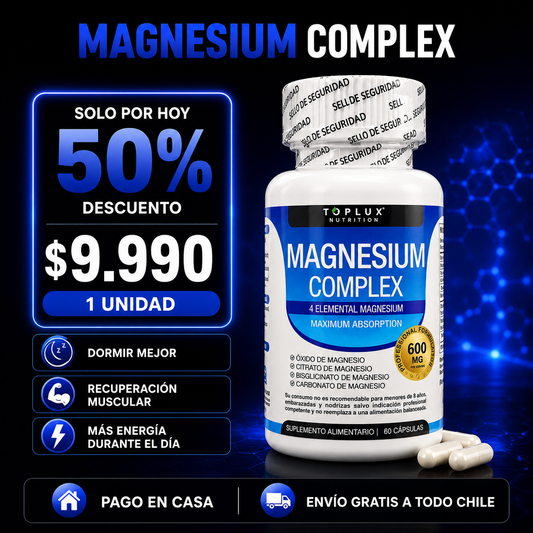 MAGNESIO COMPLEX 600MG