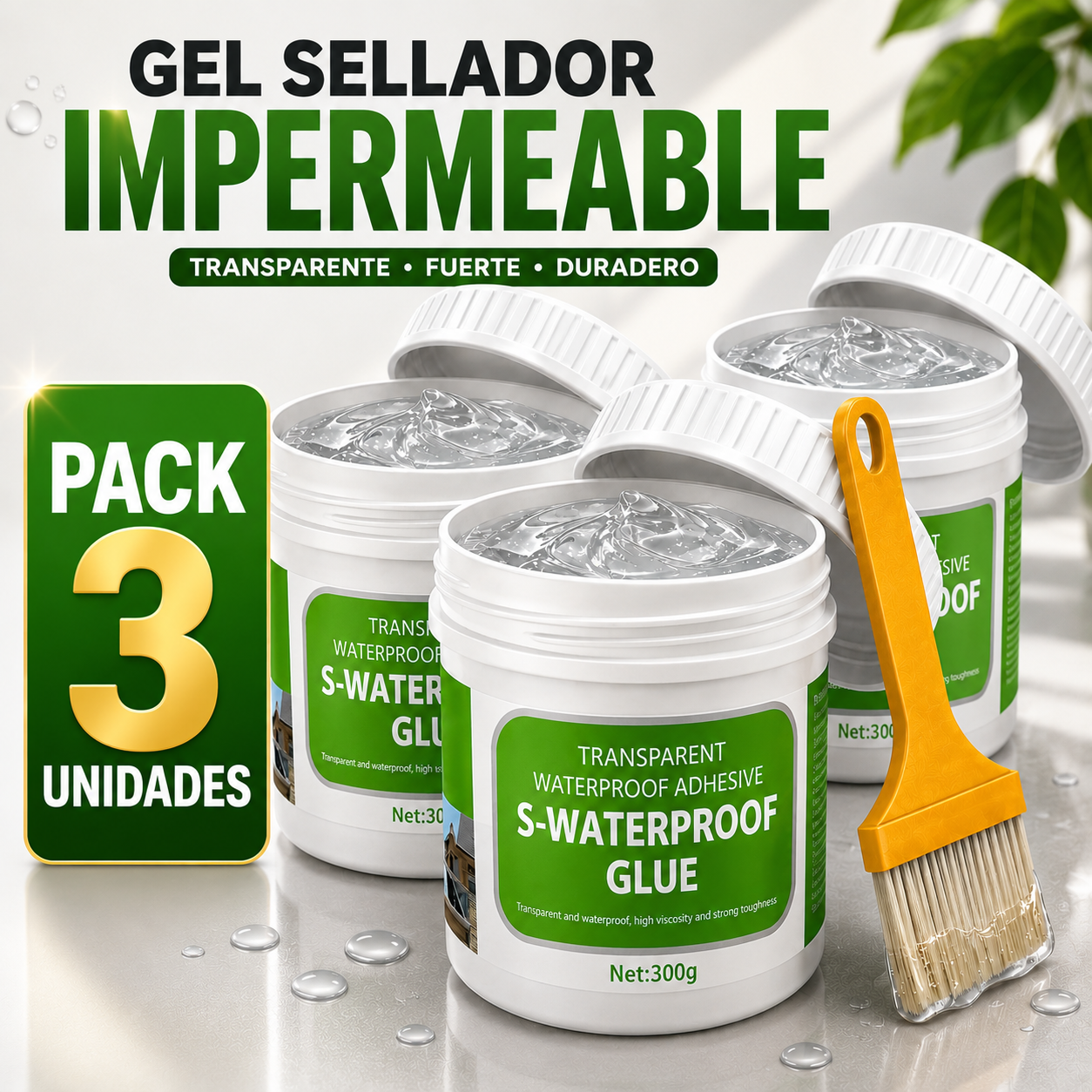 PACK 3 - Sellador Goteras impermeabilizante