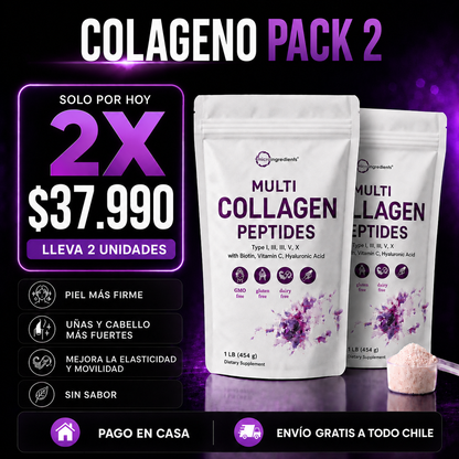 Colageno Multi Collagen Peptides  PACK 2X