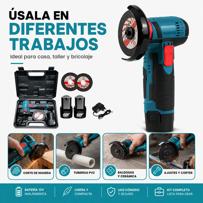 Amoladora Angular Inalámbrica 12V