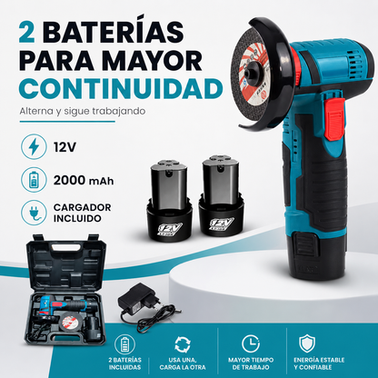 Amoladora Angular Inalámbrica 12V