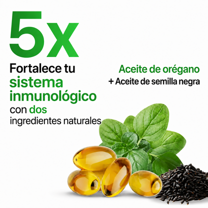 Aceite de Orégano con Semilla Negra 6.000Mg
